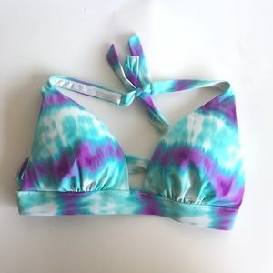 Victoria’s Secret push up bikini top tie dye